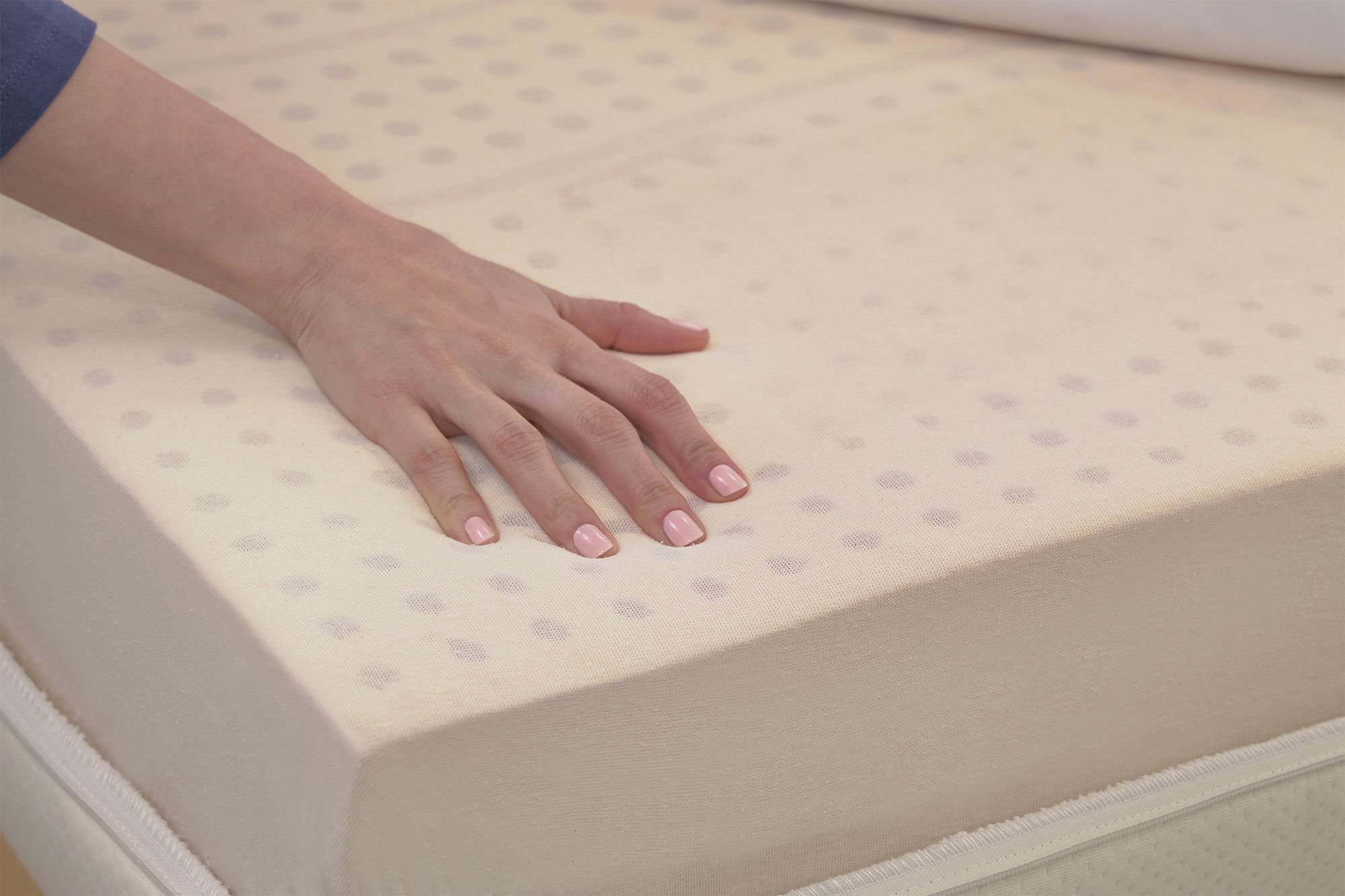 Colchón de látex 100% natural orgánico con 7 zonas ergonómicas La Cama Azul